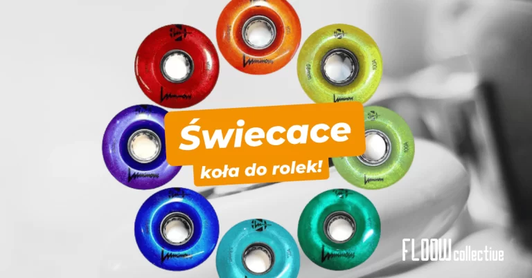 świecące koła do rolek
